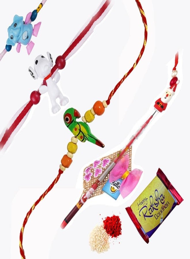iinfinize Magical Kids Rakhi Combo Colorful Playful Designer Celebration Rakhi Festival With Siblings - Image 2